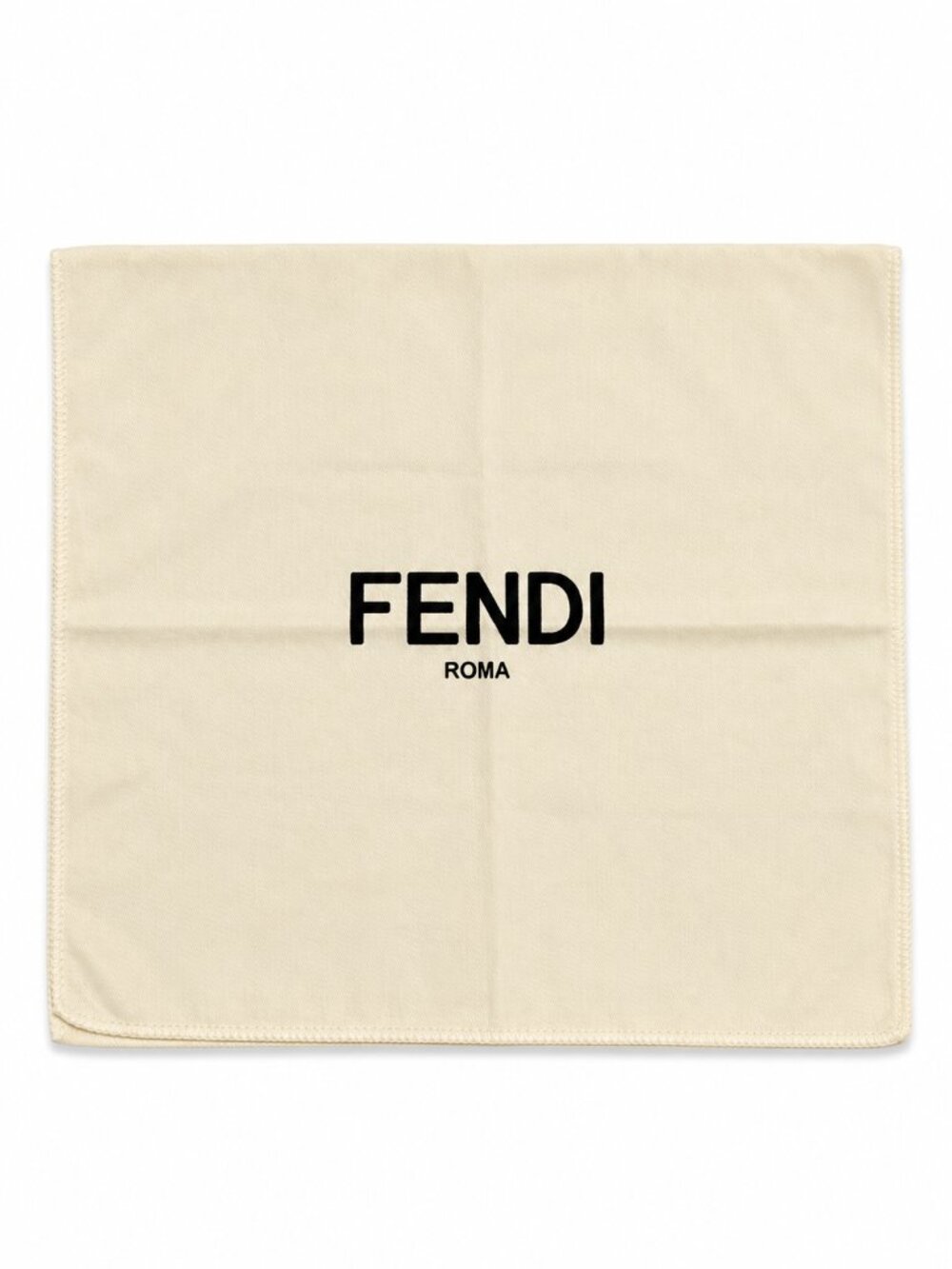 Fendi Roma Cream Designer Dust Bag Storage Cover 13.5" x 11.5"